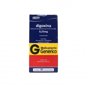 DIGOXINA 0,25MG C/30COMP(100)