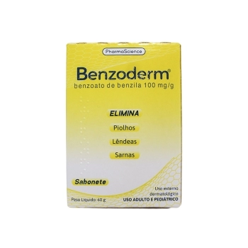 BENZODERM - BENZOATO DE BENZILA SABONETE 60G
