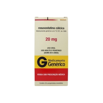 ROSUVASTATINA 20MG 30COMP