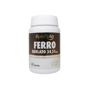 FERRO QUELATO 34,31MG 60CAPS