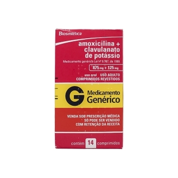 AMOXICILINA+CLAV POT 875+125MG 14COMP