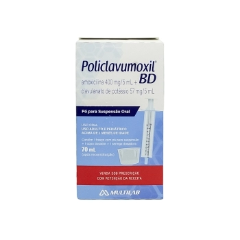 POLICLAVUMOXIL BD 400MG+57MG/5ML 70ML