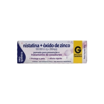 NISTATINA + OXIDO DE ZINCO POM 60G(56)