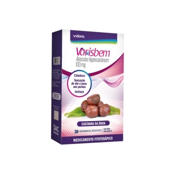 VARISBEM - CASTANHA DA INDIA 100MG 30COMP