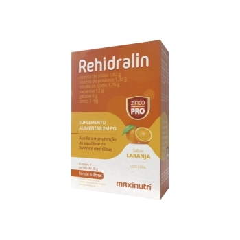 REHIDRALIN PO 28G - LARANJA C/04ENV