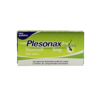 PLESONAX - BISACODIL 5MG 20COMP