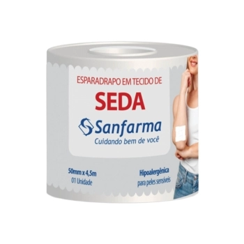 ESPARADRAPO TECIDO DE SEDA 50MM X 4,5M