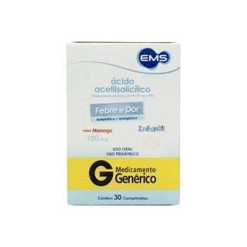ACIDO ACETILSALICILICO 100MG INFANTIL 30COMP
