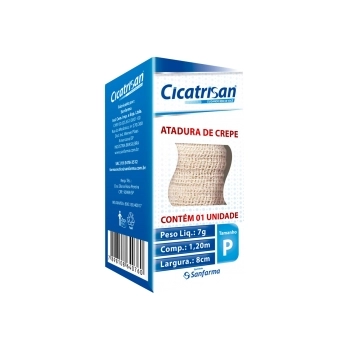 ATADURA CREPE CICATRISAN 8CMX1,20CM-(P)- SA