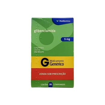 GLIBENCLAMIDA 5MG C/30COMP (100)
